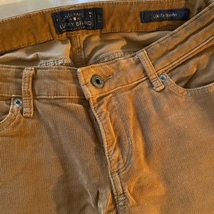 Lucky Brand Corduroy Lolita Skinny Jeans 4/27